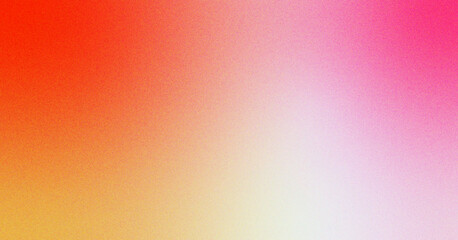 Colorful Orange,Yellow and Pink Gradient with Textured Grain.
