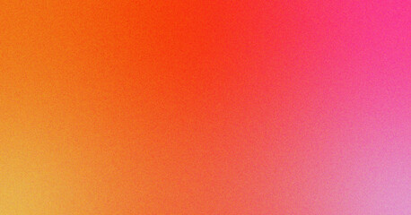 Colorful Orange,Yellow and Pink Gradient with Textured Grain.
