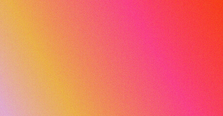 Orange,Yellow and Pink Dynamic Gradient with Fine Grain Texture.