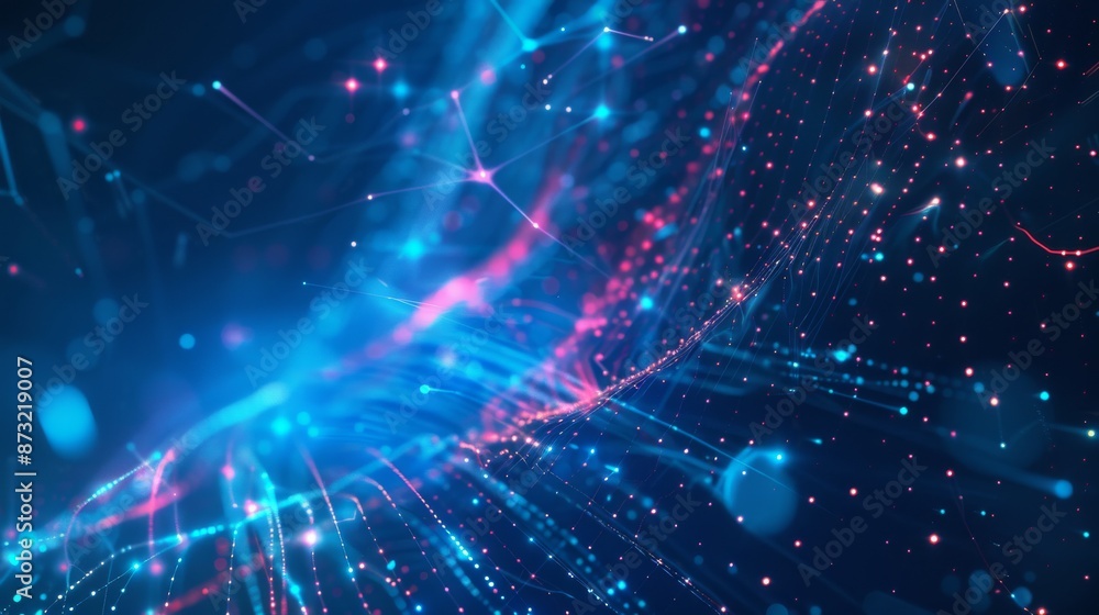 Poster technology or data network internet connect concept