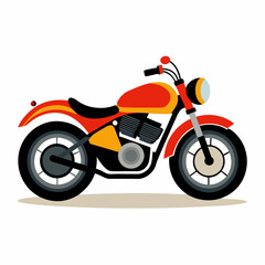 Fototapeta premium motorcycle clipart cartoon Illustration drawing