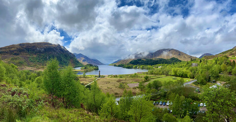 Glenfinnan Landscape Scotland Highlands