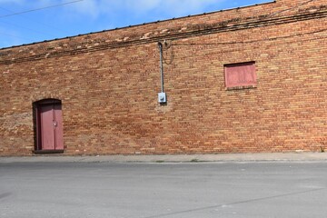 Wall on an Old Brick Building