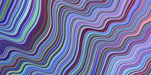 Light Blue, Red vector layout with curved lines.