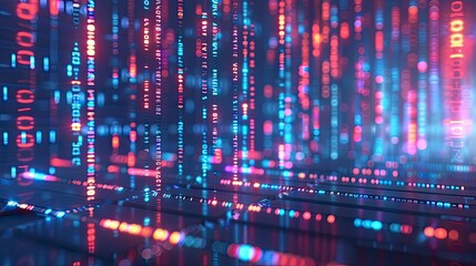 Conceptual image of bioinformatics analysis showing genomic data mapping and sequence alignment