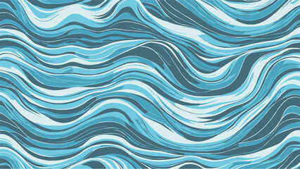 Obraz premium Wave background