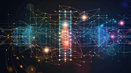 The architecture of a convolutional neural network in vector form illustrates how AI functions. It involves data science, machine learning, and artificial intelligence, featuring input, output, and tw