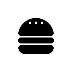 burger, food icon vector