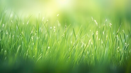 Fototapeta premium Blurry Grass With Sun Shining Background