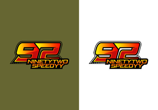Premium vector logo concept number ninety two modify