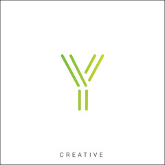 Y Creative Latter Logo Design. By Custom Branding Logo. Creative Logo Design. Logo Template. Vector illustration. Modern Design. Monogram Design