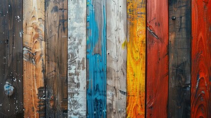 Wooden plank painting varnishing 4K slide shot. 