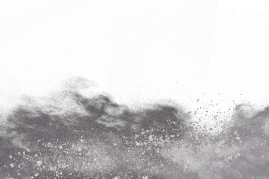 White powder explosion on black background. Colored cloud. Colorful dust explode. Paint Holi.