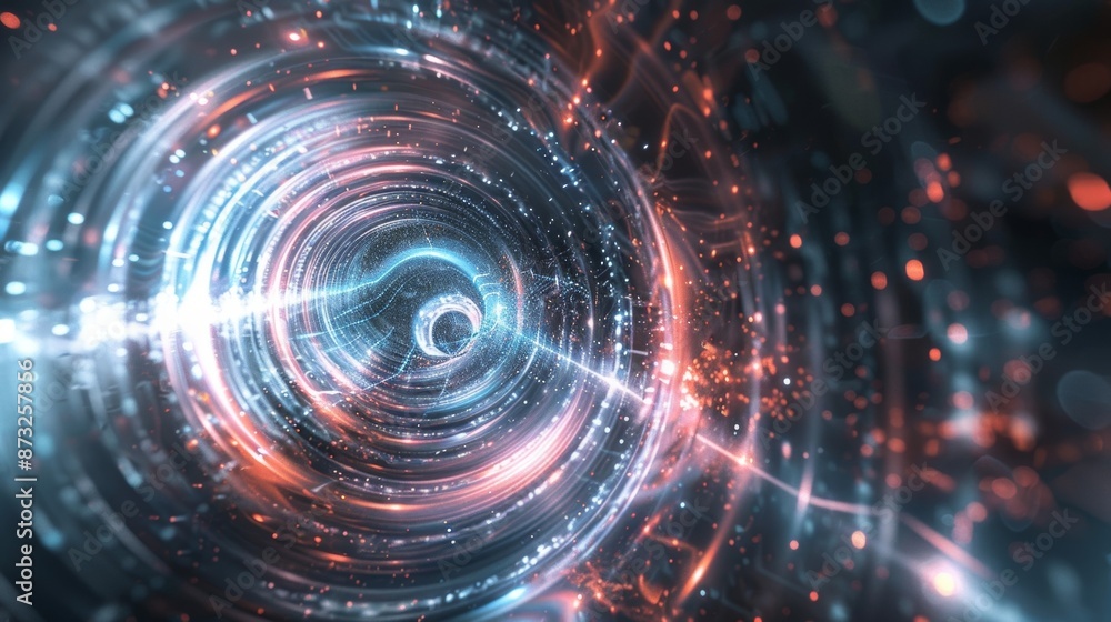 Poster a collision between matter and antimatter causes a ripple in time creating a temporary rift where th