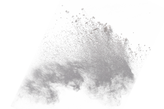 White powder explosion on black background. Colored cloud. Colorful dust explode. Paint Holi.