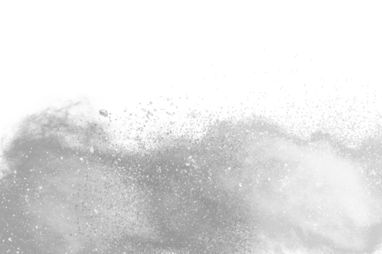 White powder explosion on black background. Colored cloud. Colorful dust explode. Paint Holi.