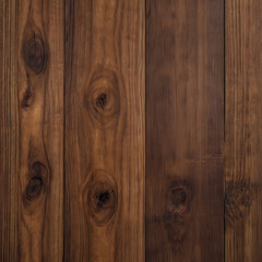 Dark Brown Wood Texture with Natural Knots