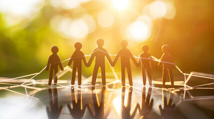 Manager builds strong relationships within the team.