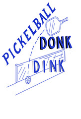 Pickelball Sport Fan Illustration Clip art