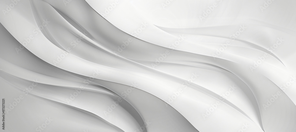 Poster abstract monochrome background with blurred wavy lines and soft edges. the design features a gradien