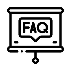 faq line icon