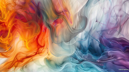 Fototapeta premium Immerse yourself in the captivating world of abstract art with 