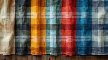 Vibrant gingham patterns in contemporary color palettes for trendy designs. , Minimalism,