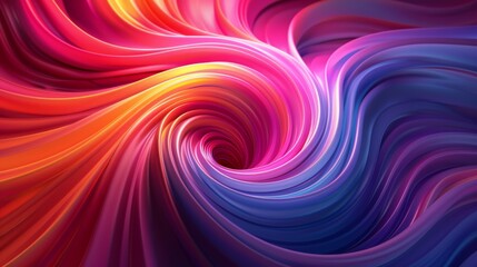 Abstract colorful swirl pattern with vibrant red, pink, and blue hues. Perfect background for creative and artistic projects.