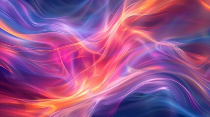 Obraz premium Vibrant and colorful abstract background with flowing lines and gradients, perfect for modern designs, art projects, and digital creations.