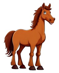 horse cartoon 