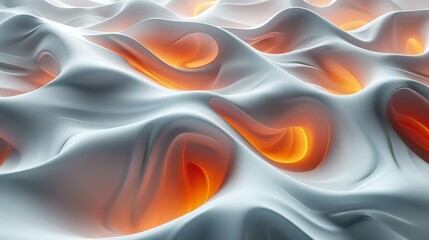 Obraz premium Wavy lines creating dynamic and fluid backgrounds for modern appeal. , Minimalism,