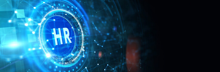 Business, Technology, Internet and network concept. Human Resources HR management concept. 3d illustration