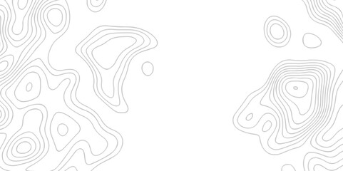 Fototapeta premium Abstract lines background Contour maps Vector illustration. Geographic grid map Abstract wave paper curved reliefs background. Relief contour of terrain. Topographic map pattern. 