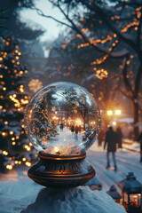 Enchanting Christmas Snow Globe
