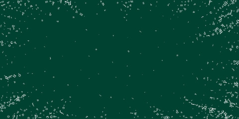 Concept of school background. White chalk