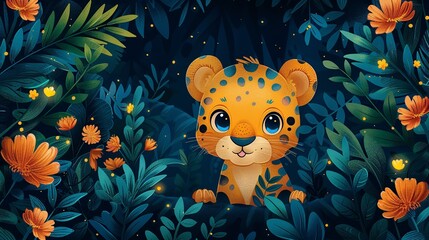 Design animal prints for children's apparel and accessories. , Minimalism,