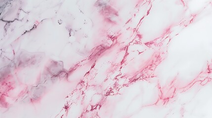 Minimalistic white marble background with soft pink veins, clean and serene