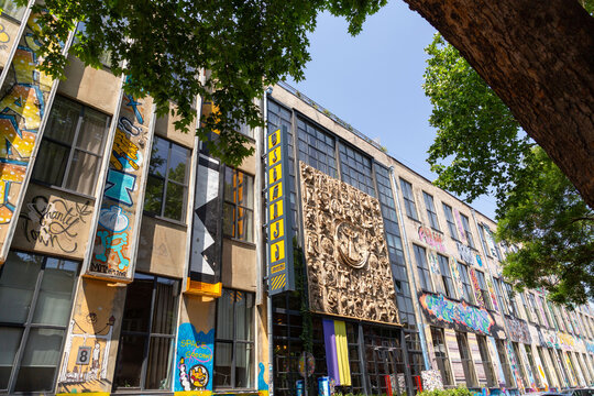 The Fabrika Hostel is an ex soviet textile factory refurbished as a hip hostel and social venue in Tbilisi, Georgia
