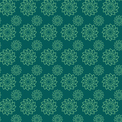 multiple color seamlessfloral vector illustration design repeat pattern for fabric