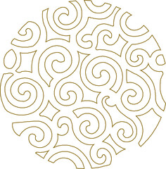 Vector silhouette illustration sketch, detailed design, decoration, ornament, background pattern, abstract, unique, symbol, old, ethnic, vintage, classic, traditional logo 