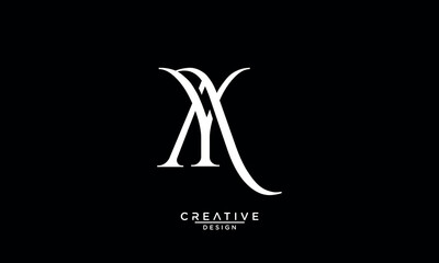 AY, YA, A, Y, Abstract Letters Logo Monogram