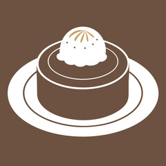 cake with chocolate, chocolate cake with cream, chocolate cake on a plate, chocolate cake with sprinkles, chocolate cake with fudge, chocolate cake with vanilla.