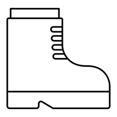 Boots line icon.