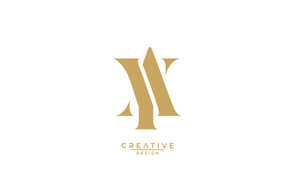 AY, YA, A, Y, Abstract Letters Logo Monogram