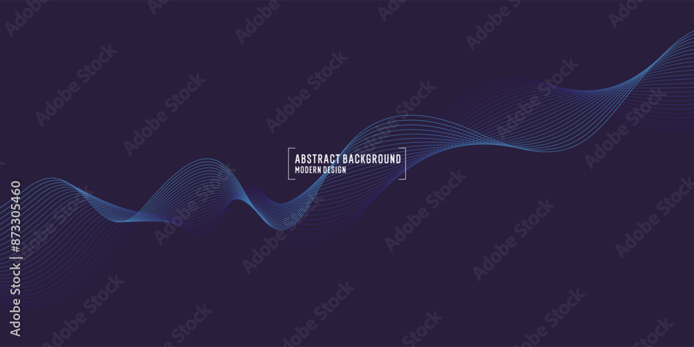 Poster beautiful background with flowing lines. abstract elegant lines. the flow movement. vector illustrat