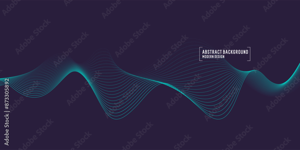 Poster beautiful background with flowing lines. abstract elegant lines. the flow movement. vector illustrat
