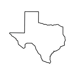 State outline. United states Coloring page