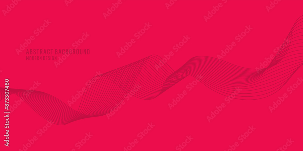 Aufkleber beautiful background with flowing lines. abstract elegant lines. the flow movement. vector illustrat