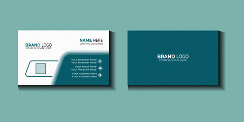 Creative and Luxury Business Card, Modern and clean Business Card Template.