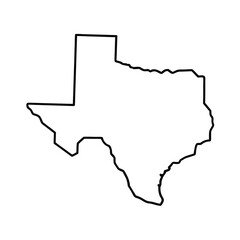 State outline. United states Coloring page